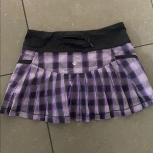 Lulu lemon pace rival skirt size 4